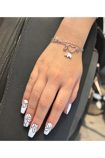 MR Double Chain Elephant and Heart Model Steel Bracelet