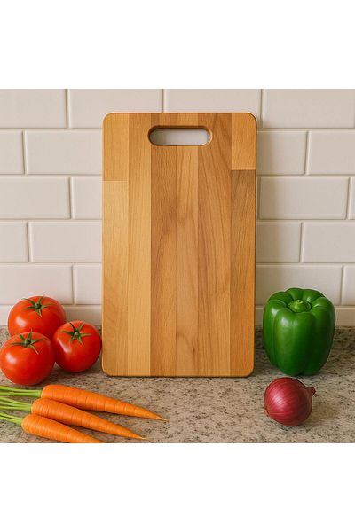 Saban Cutting Board - Brown - Wooden