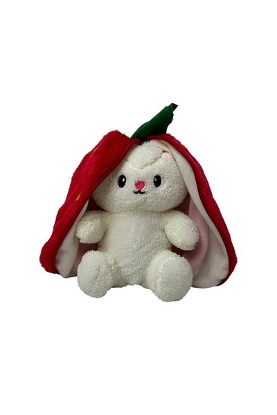 ribac 2 Pieces Cute Strawberry Rabbit Plush Bag Gift 50 cm Toy