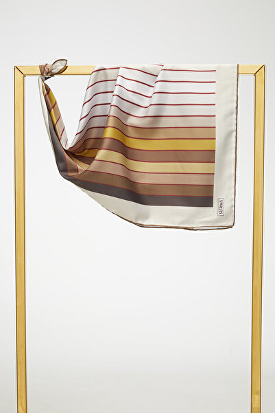 Setrms Çizgi Desenli Eşarp