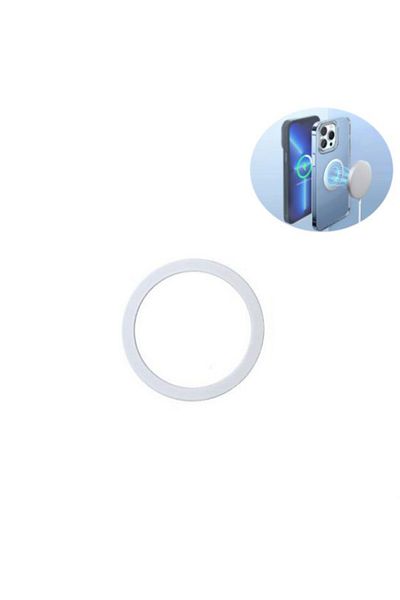 REDz Accessories Inel Magsafe, magnetic, Apple și Android, încărcare wireless, alb