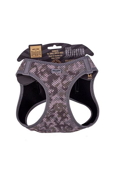 Doggie Cool Woven Reflective Small Breed Chest Collar Camo 38-44 cm (Arg-M)