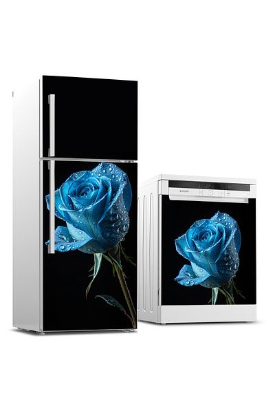 Tilki Dünyası Refrigerator and Dishwasher Set Sticker 0413