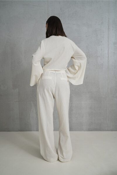 BOHEMAİ Palmera Crinkle Double Natural Σετ