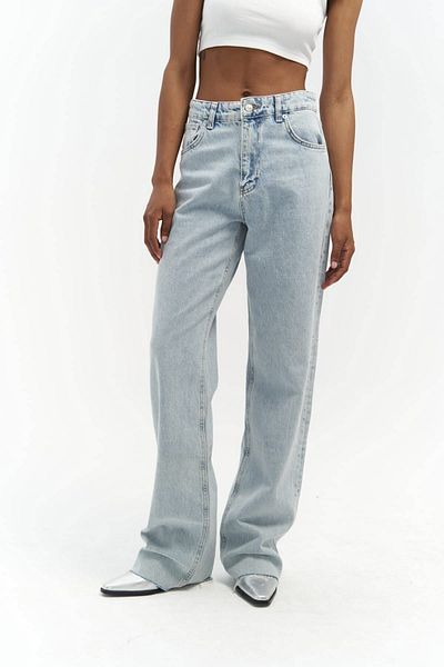 MAİ COLLECTİON Kalhoty Marla Basic Blue Jean
