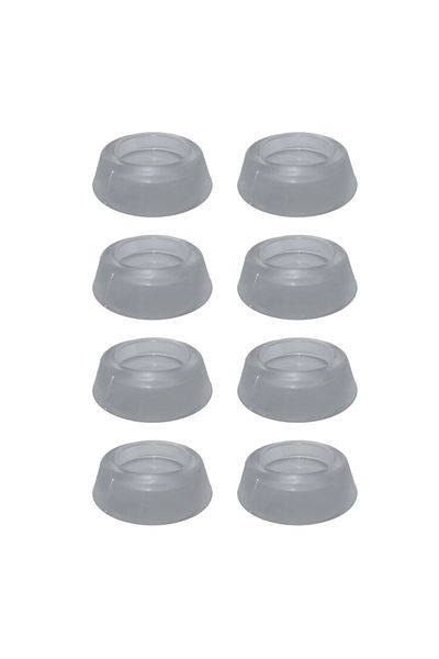 NEXTLY Set of 8 NEXTLY non-slip feet for washing machine, transparent