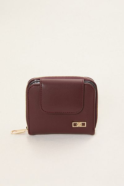 Setrms Zippered Card Holder Short Wallet