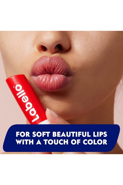 LABELLO Labello Lip Care Lip Balm, Strawberry Shine, 4.8g (Pack of 3), Red