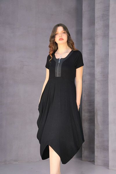 aytemas Δερμάτινο γαρνιρισμένο Bebekol Shalwar Φόρεμα
