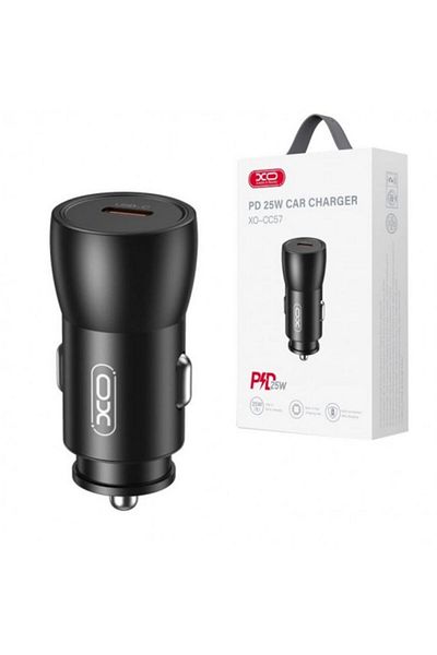 REDz Accessories Adaptor auto XO-CC57, port Type-C, încărcare rapidă PD25W, negru