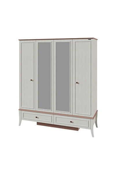 Lajivert Ruby 4 Kapaklı Dolap