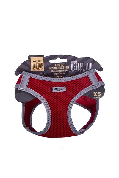 Doggie Cool Woven Reflective Small Breed Collar Red 30-34 cm (Arg-Xs)