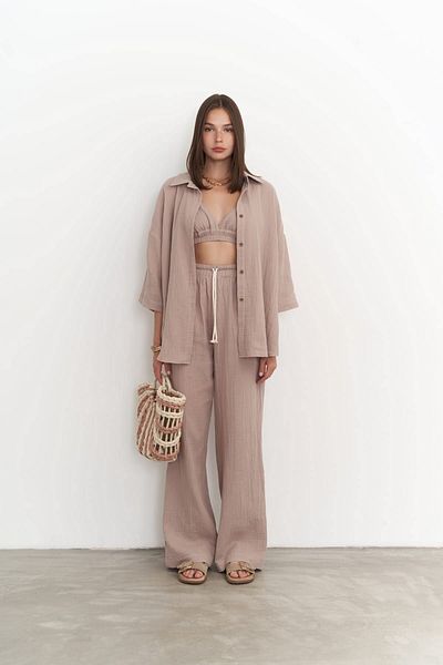 BOHEMAİ Τριπλό Σετ Reyna Mink Muslin