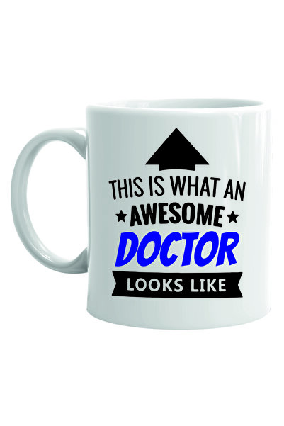 OEM Cană albă personalizată Doctor, INOVATIX®. 330ml