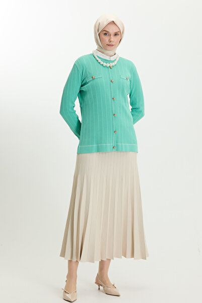 Setrms Süs Düğmeli Hırka