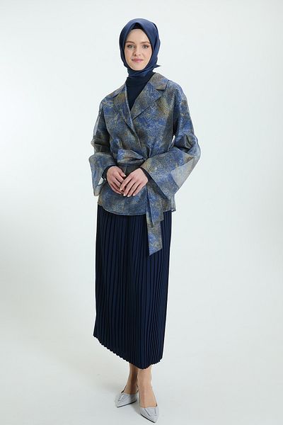 Setrms Patterned Organza Jacket