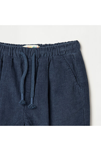 Juniors Ribbed Joggers with Pockets and Drawstring Closure