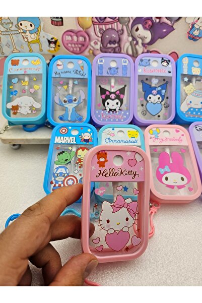 Meyra Accessories Sanrio doldurulabilir anahtarlık'lı45 ml sprey parfüm kolanya şişesi renk seçenekli konsept 1adet