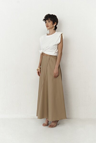 MAI STUDIOS CO. Hendra Filthy Detail Mink szoknya