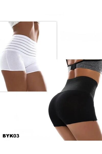 ORSİMA Kadın Yüksek Bel Vücut Şekillendirici Dikişsiz Şort Külot
