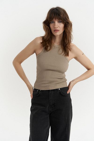 MAİ COLLECTİON Corded Crop - Bone Khaki και Washable