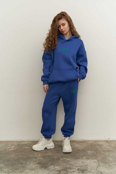 MAİ COLLECTİON Mcllctn Bamboo Saks kék tréningruha szett