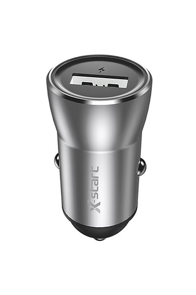 REDz Accessories Încărcător auto X-Start CC086, port USB, încărcare rapidă 20W, încărcare rapidă 3.0, gri