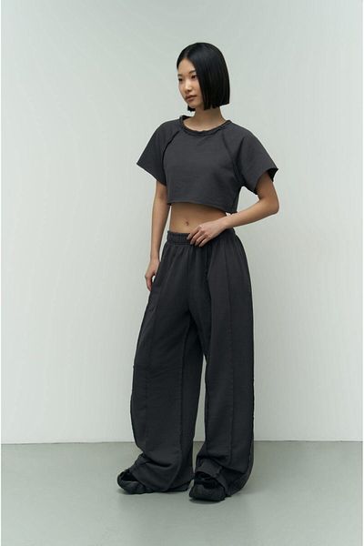 MAİ COLLECTİON Σετ φόρμας Marcio Anthracite Crop