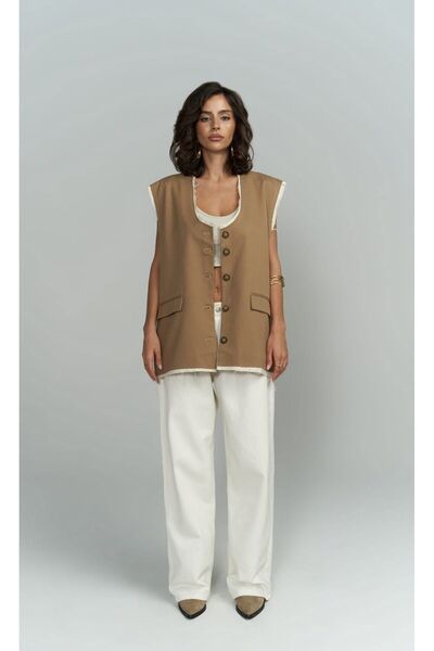 MAI STUDIOS CO. Neformální vesta Anderson Mink