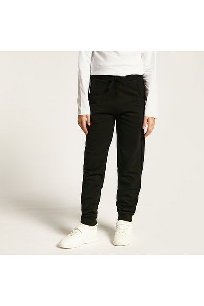 Juniors Solid Joggers with Drawstring Closure and Pockets
