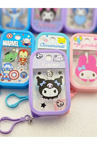 Meyra Accessories Sanrio doldurulabilir anahtarlık'lı45 ml sprey parfüm kolanya şişesi renk seçenekli konsept 1adet