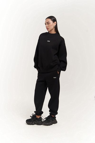 MAİ COLLECTİON Σετ φόρμας Romana Crew Neck Μαύρη