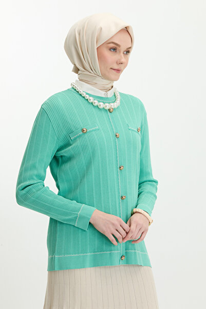 Setrms Süs Düğmeli Hırka