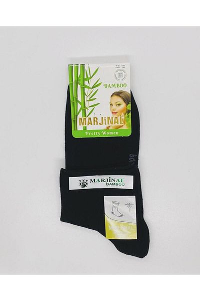 Marjinal Women's 3-Piece Bamboo Booties Socks |   36-40