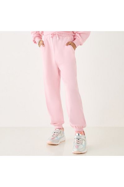 Juniors Solid Joggers with Drawstring Closure