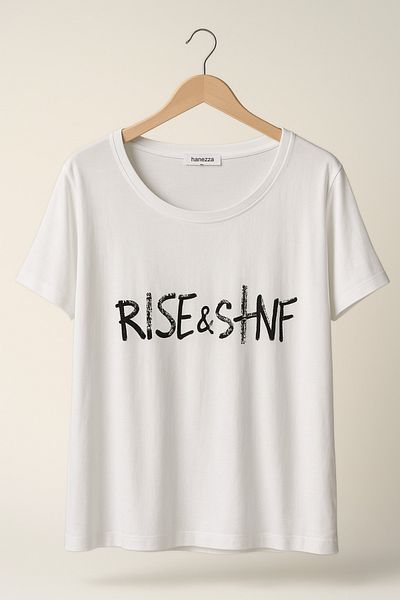 Hanezza Tricou brodat - Confortabil și elegant