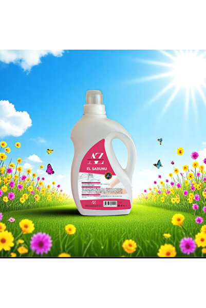 AZ AMBALAJ TEMİZLİK 2 لتر من صابون اليد السائل برائحة جوز الهند