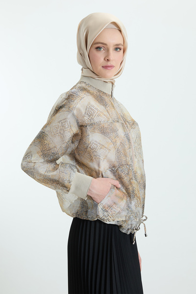 Setrms Ribanalı Organze Ceket