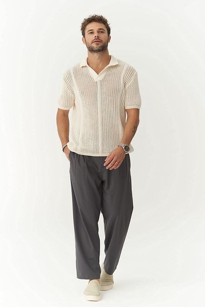 MAİ COLLECTİON Declan Anthracite Men's Trousers