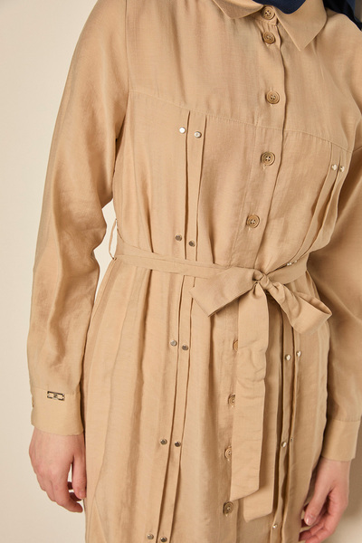 Setrms Zımba Detaylı Pilikaşeli Tunik