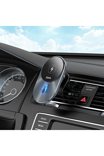 REDz Accessories Suport auto cu încărcător Magsafe, Hoco CA91 Magic, magnetic, wireless, 15W