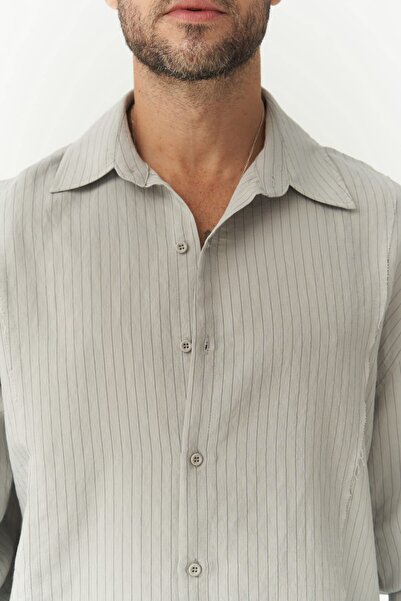 MAI STUDIOS CO. Ανδρικό πουκάμισο Dylan Grey