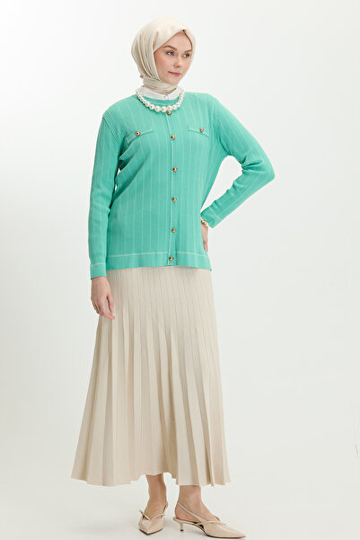 Setrms Süs Düğmeli Hırka