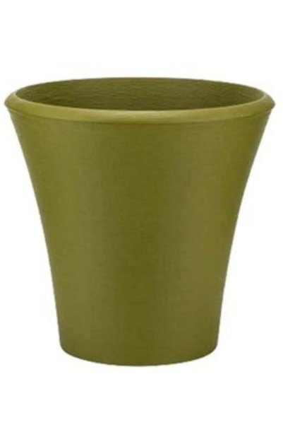 BiDünya Saksı Begonvil 38 Cm Yuvarlak Yeşil Büyük Saksı İç Drenajlı
