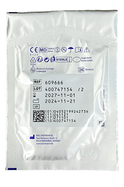 Hartmann Hydroclean Advance 5,5cm - Yuvarlak - Ringer Solüsyon Içeren, Emici, Yara Örtüsü, 1 Adet