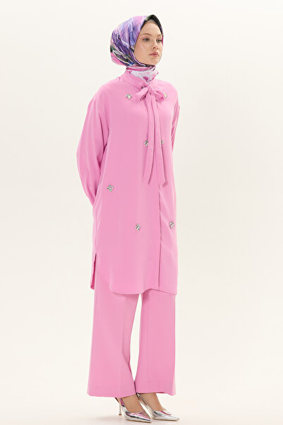 Setrms Geniş Paça Rahat Kesim Kumaş Pantolon