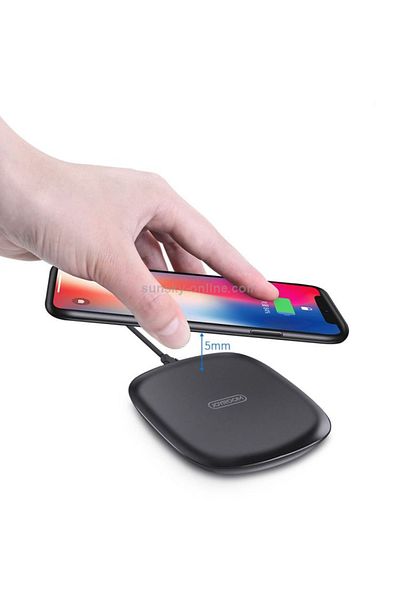 REDz Accessories Încărcător wireless, Joyroom JR-A12 cu încărcare rapidă 5W, universal, negru