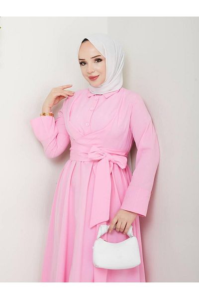 Rema Terrycotton Women's Belted Dress