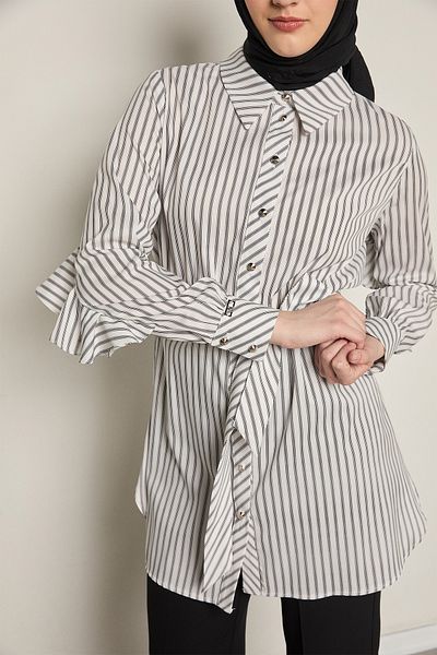 Setrms Belted Flounce Tunic