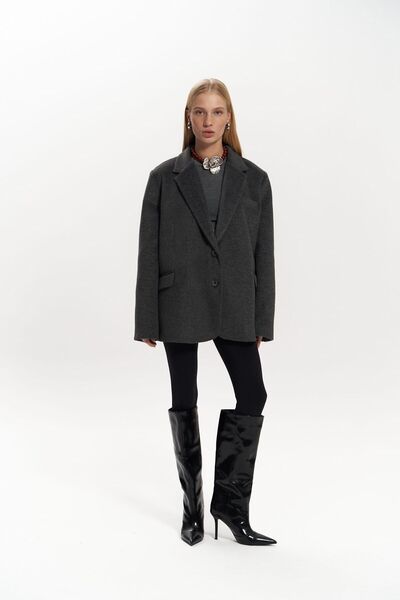 MAI STUDIOS CO. Howell Antrasit Blazer Ceket